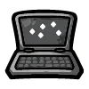 Стикер 37 Black Doodle