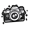 Стикер 41 Black Doodle