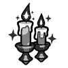 Стикер 33 Black Doodle
