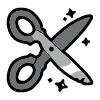 Стикер 6 Black Doodle