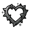 Стикер 49 Black Doodle