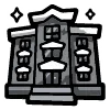 Стикер 9 Black Doodle