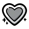 Стикер 50 Black Doodle