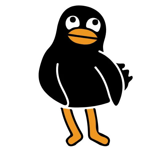 😗 Стикер «Black Duck» для Telegram