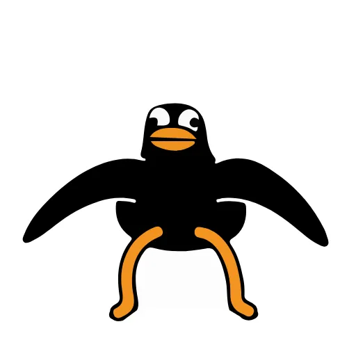 😌 Стикер «Black Duck» для Telegram