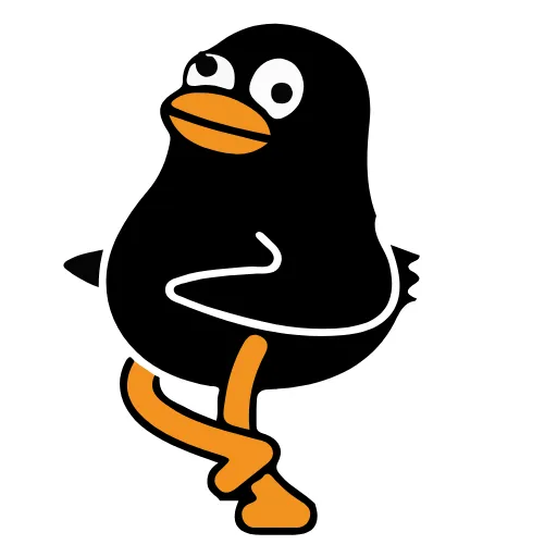 😍 Стикер «Black Duck» для Telegram