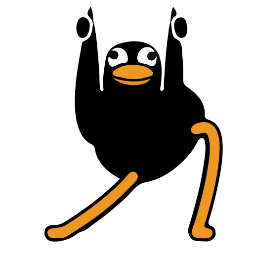 😉 Стикер «Black Duck» для Telegram