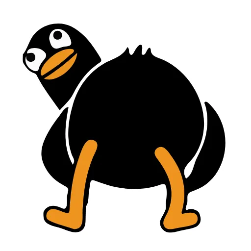 😗 Стикер «Black Duck» для Telegram