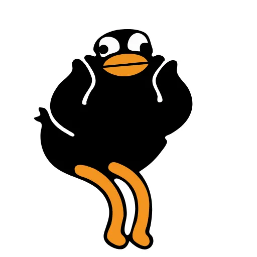 😗 Стикер «Black Duck» для Telegram