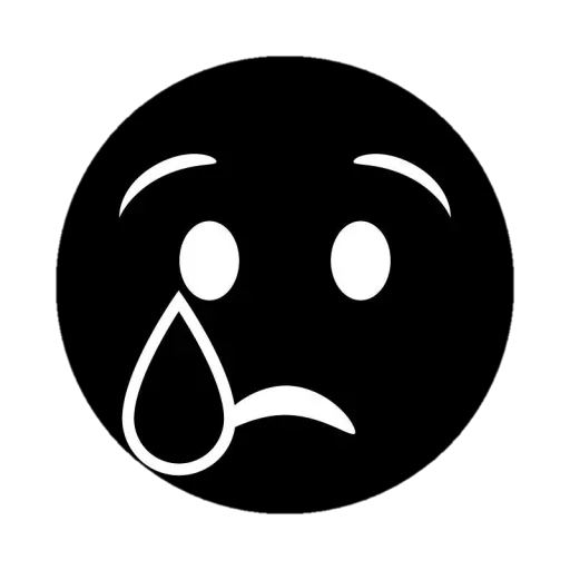 😚 Стикер «Black Emojs» для Telegram