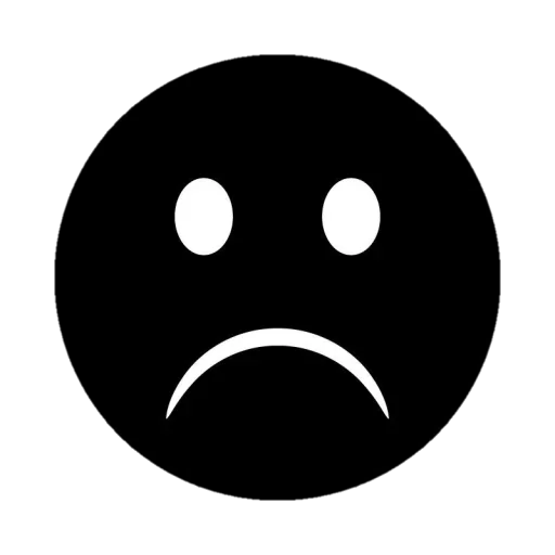 🤨 Стикер «Black Emojs» для Telegram
