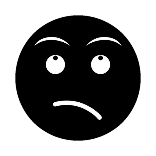 🧐 Стикер «Black Emojs» для Telegram