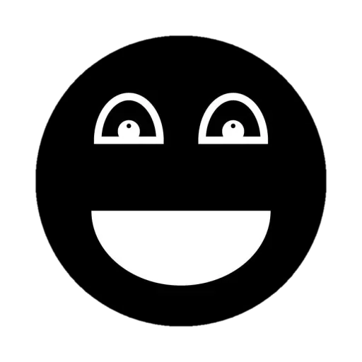 😋 Стикер «Black Emojs» для Telegram