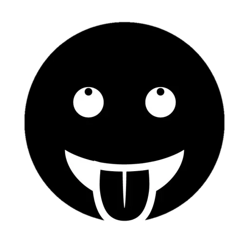 🤩 Стикер «Black Emojs» для Telegram