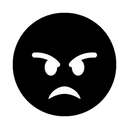 🥳 Стикер «Black Emojs» для Telegram