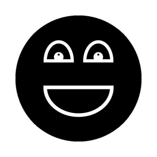 🙄 Стикер «Black Emojs» для Telegram