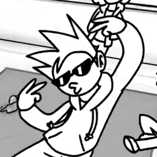 😎 Стикер «Tom eddsworld» для Telegram