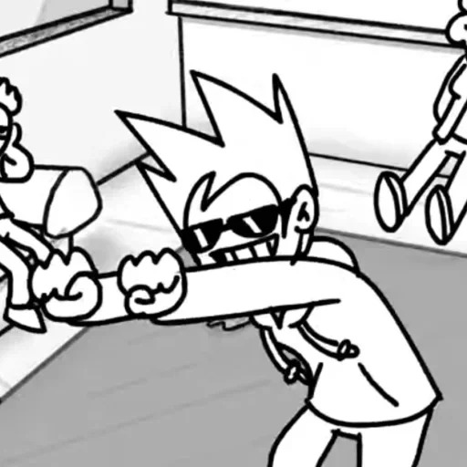 🕺 Стикер «Tom eddsworld» для Telegram