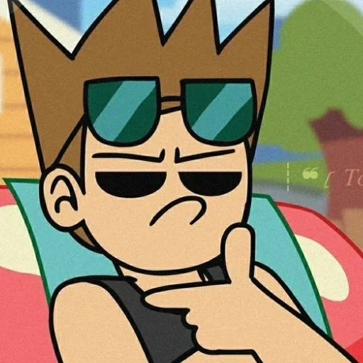 🤔 Стикер «Tom eddsworld» для Telegram