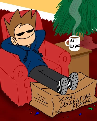 😎 Стикер «Tom eddsworld» для Telegram