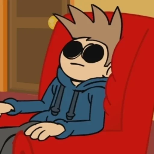 ☹️ Стикер «Tom eddsworld» для Telegram