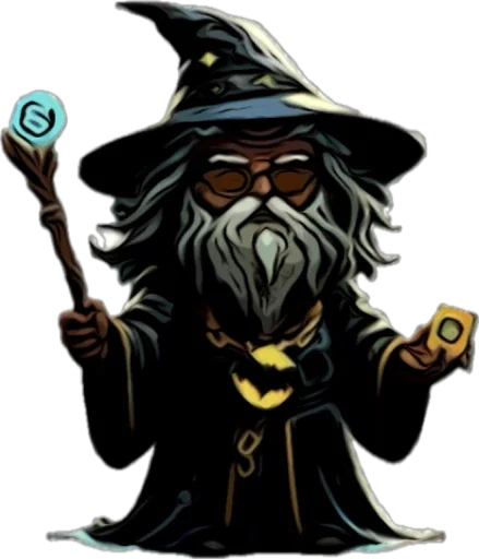 🧙‍♂️ Стикер «Blackfun» для Telegram