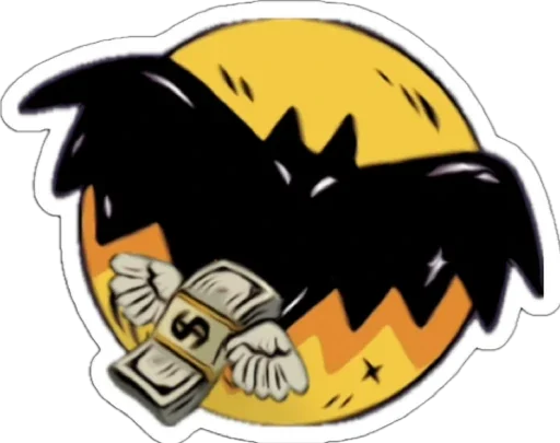 💸 Стикер «Blackfun» для Telegram