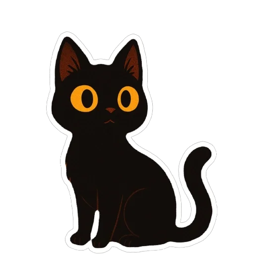 🐈‍⬛ Стикер «Blackfun» для Telegram