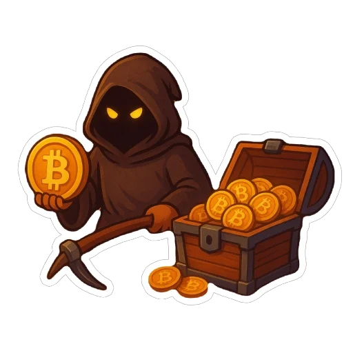 🌑 Стикер «Blackfun» для Telegram