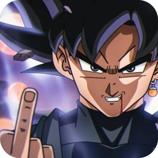🖕 Стикер «Goku Black» для Telegram