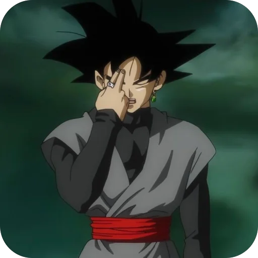 🥱 Стикер «Goku Black» для Telegram