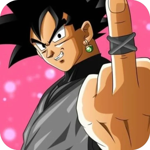 🖕 Стикер «Goku Black» для Telegram