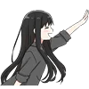 🙋‍♀️ Эмодзи «Black Hair Girl Emoji» для Telegram