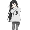 🙅‍♀️ Эмодзи «Black Hair Girl Emoji» для Telegram