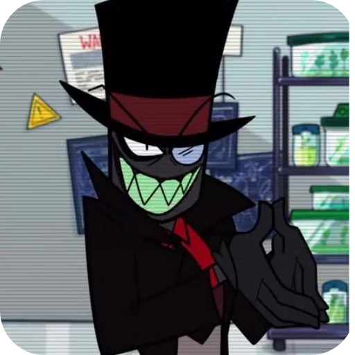 👍 Стикер «BLACK HAT» для Telegram