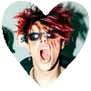 Стикер 10 🖤 YUNGBLUD рок-музыкант и тоже в сердечках