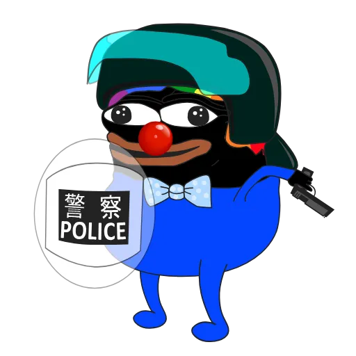 👮‍♂️ Стикер «Black Honka» для Telegram