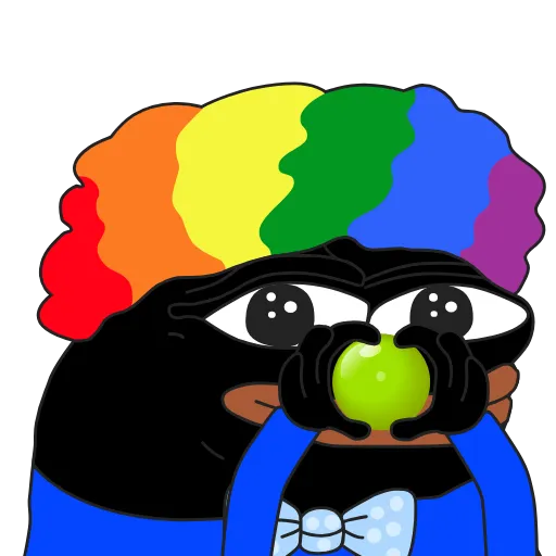 ❤️ Стикер «Black Honka» для Telegram