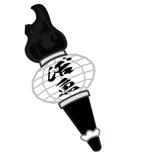 Стикер 25 Black Japan