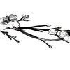 Стикер 11 Black Japan
