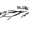 Стикер 12 Black Japan
