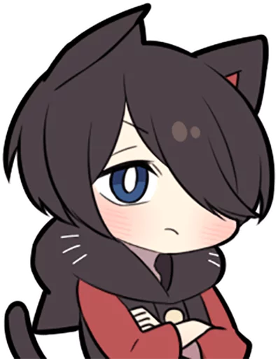 😒 Стикер «Black Kitten» для Telegram