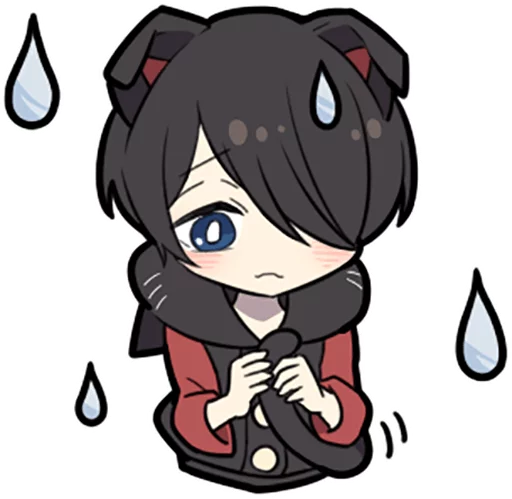 😓 Стикер «Black Kitten» для Telegram