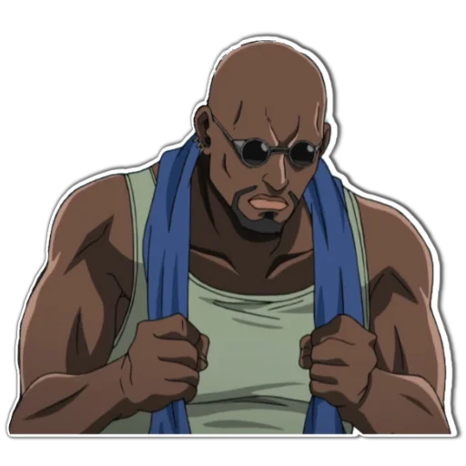 🦾 Стикер «BlackLagoon» для Telegram