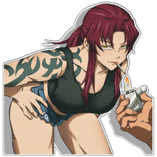 🤣 Стикер «BlackLagoon» для Telegram