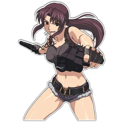 😅 Стикер «BlackLagoon» для Telegram