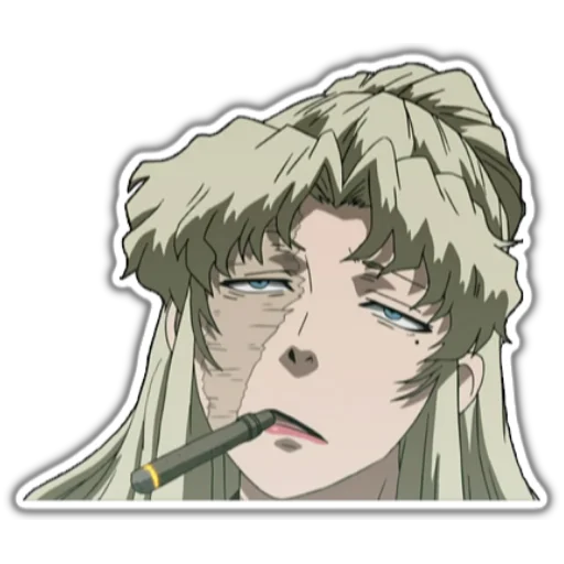 🙂 Стикер «BlackLagoon» для Telegram