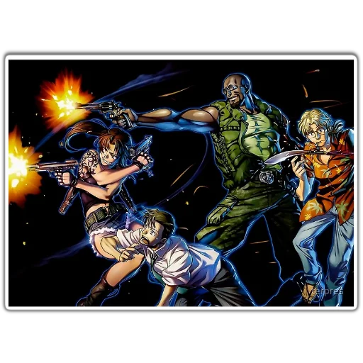 🩸 Стикер «BlackLagoon» для Telegram