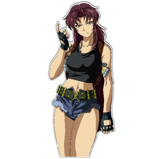 ✋ Стикер «BlackLagoon» для Telegram