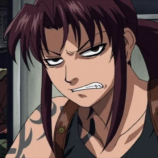 😠 Стикер «Black Lagoon» для Telegram